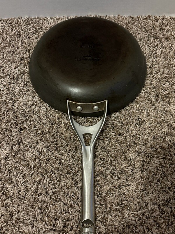 CALPHALON SELECT SKILLET 10" FRYING PAN 1390 HARD ANODIZED NON-STICK - OK Cond gallery