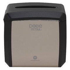 Dixie 54528A Napkin Dispenser, Interfold, Plastic/Steel