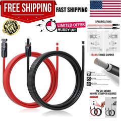 Universal Compatible 10AWG Solar Extension Cable 30A – Plug and Play Reliability