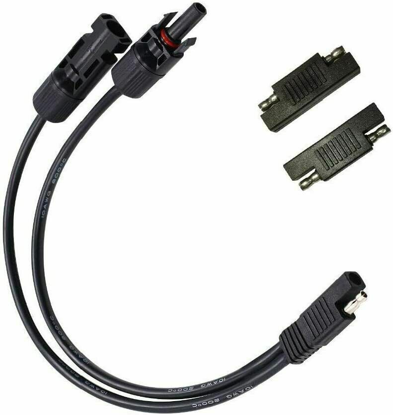 Solar Panel Cables to SAE Connectors Adapter 10AWG PV Cable Wire for RV Caravan gallery