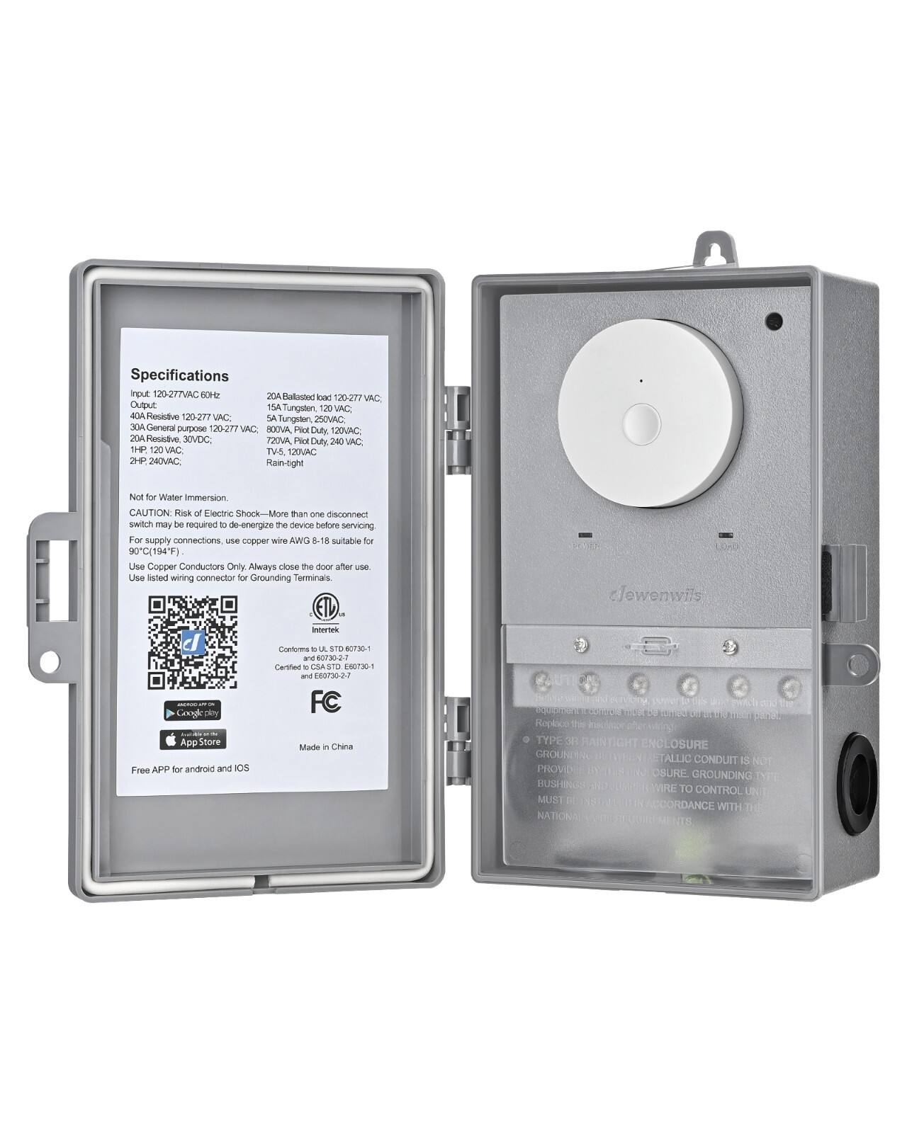 DEWENWIL WiFi Pool Pump Timer, Heavy Duty Wireless Controller Timer Water Heater gallery