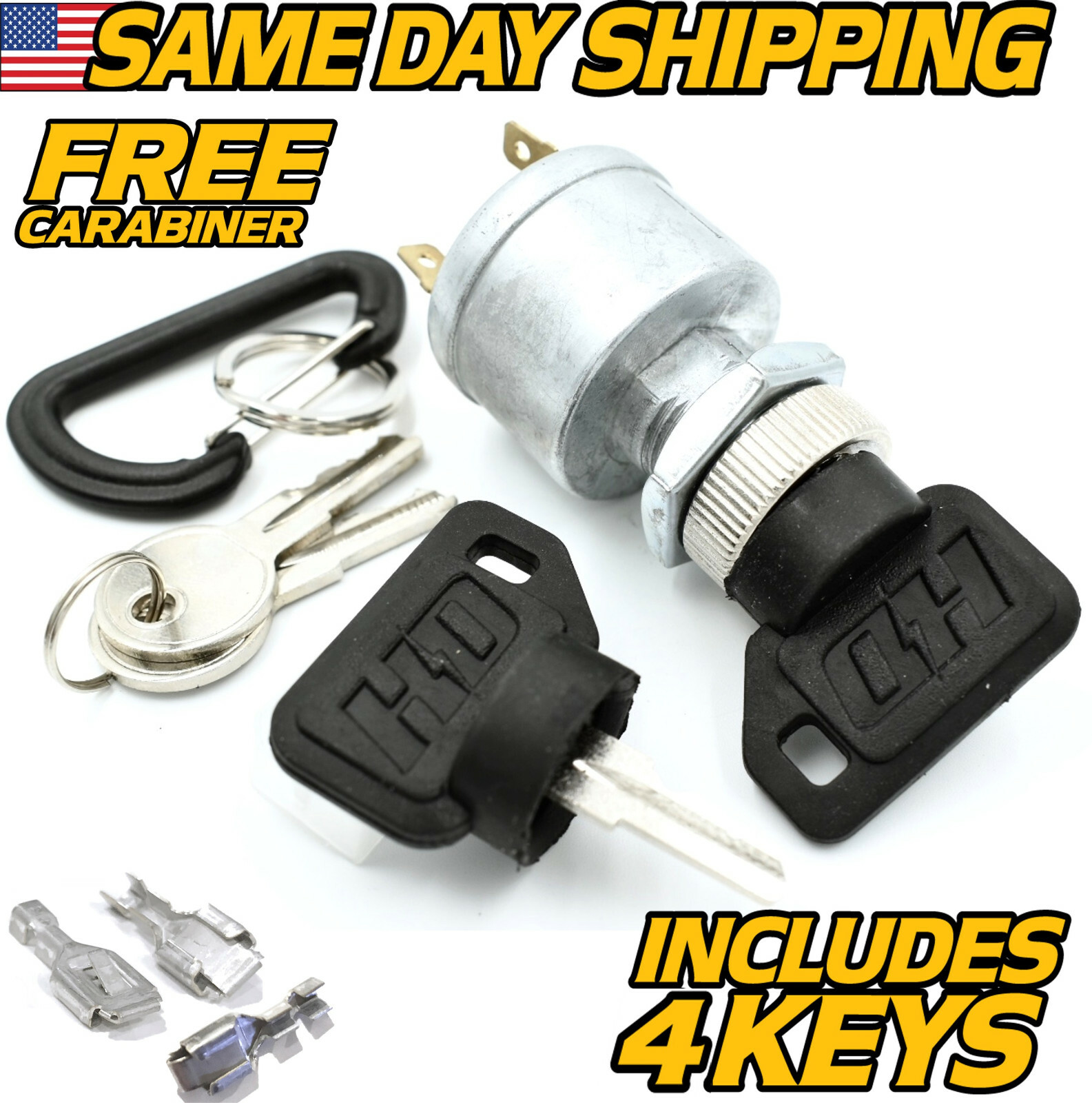 Key Switch Fits EZGO Classic Marathon Medalist 300 500 640 775 800 881 4 KEYS gallery