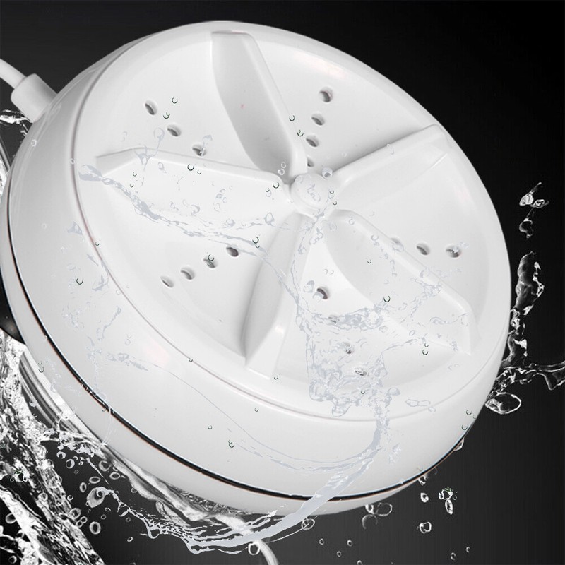 USB Mini Washing Machine Ultrasonic Turbo Rotating Clothes Washer gallery