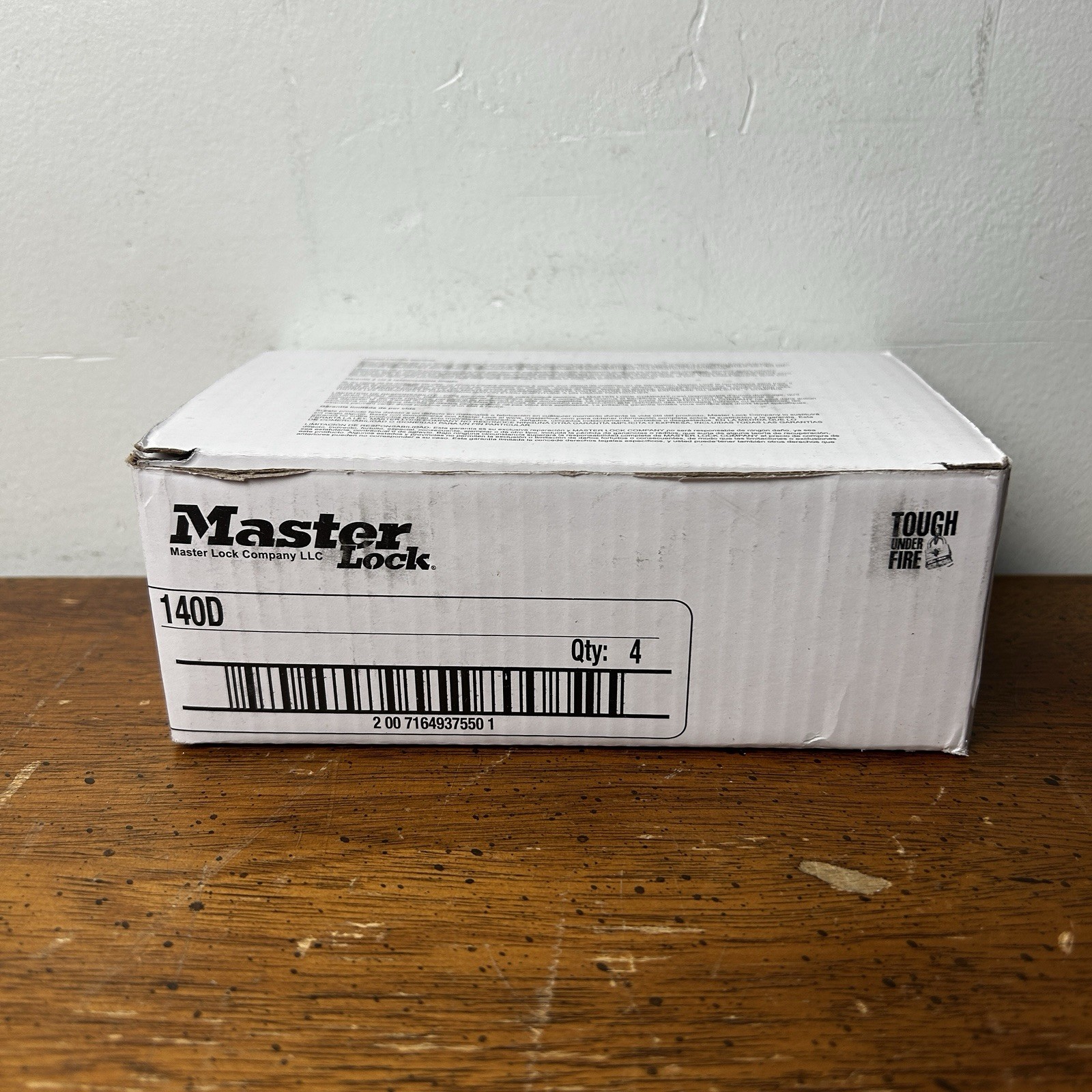 Master Lock | 1-9/16 In. (40mm) Solid-Brass Keyed Padlock, 4-Pin Tumbler | 140D gallery