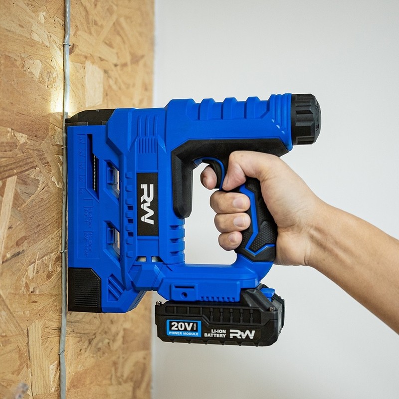 RealWork 20V Cordless Combo Tool - Brad Nailer/Staple Gun with Battery & Charger gallery