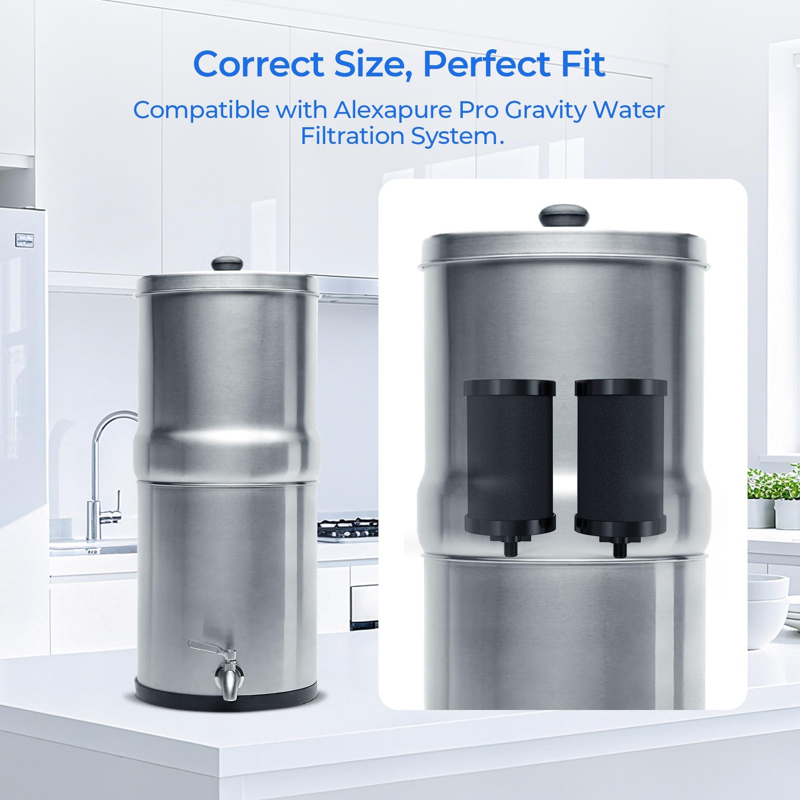 2387 Pro Water Filter, Compatible with Alexapure Pro Gravity Water Filtration... gallery