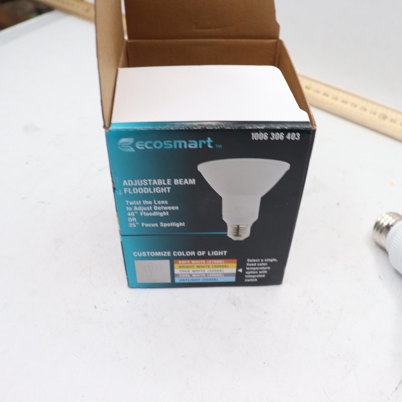 EcoSmart LED Floodlight/Spotlight Bulb Dimmable White PAR30 75W Eqv gallery