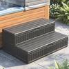 Hot Tub Steps with Storage Extra Wide, 2-Step Spa Stairs - Non-Slip Heavy Dut... gallery