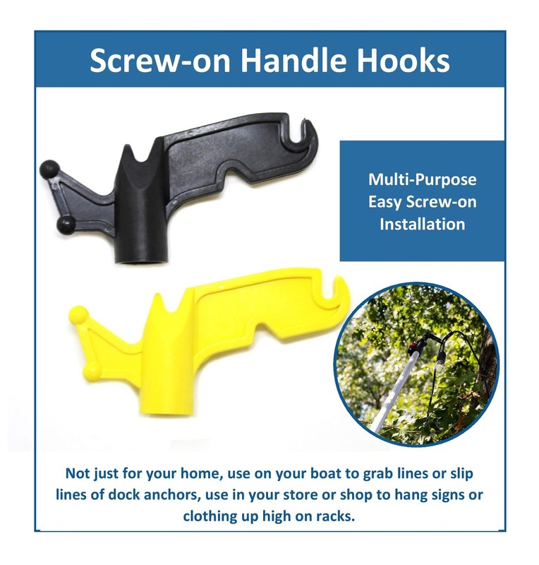 JSP Manufacturing Green & Red Plastic Utility Handy Hook - Screw & gallery