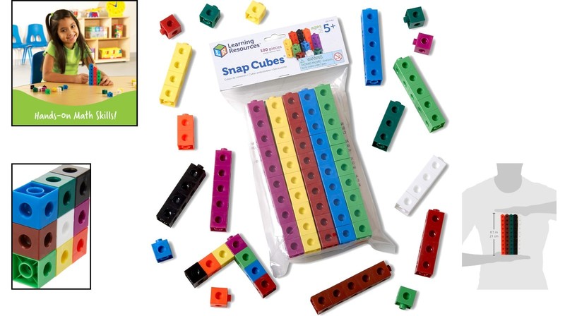 100 Snap Cubes for Kids: Interactive Building Blocks for Homeschool Learning gallery