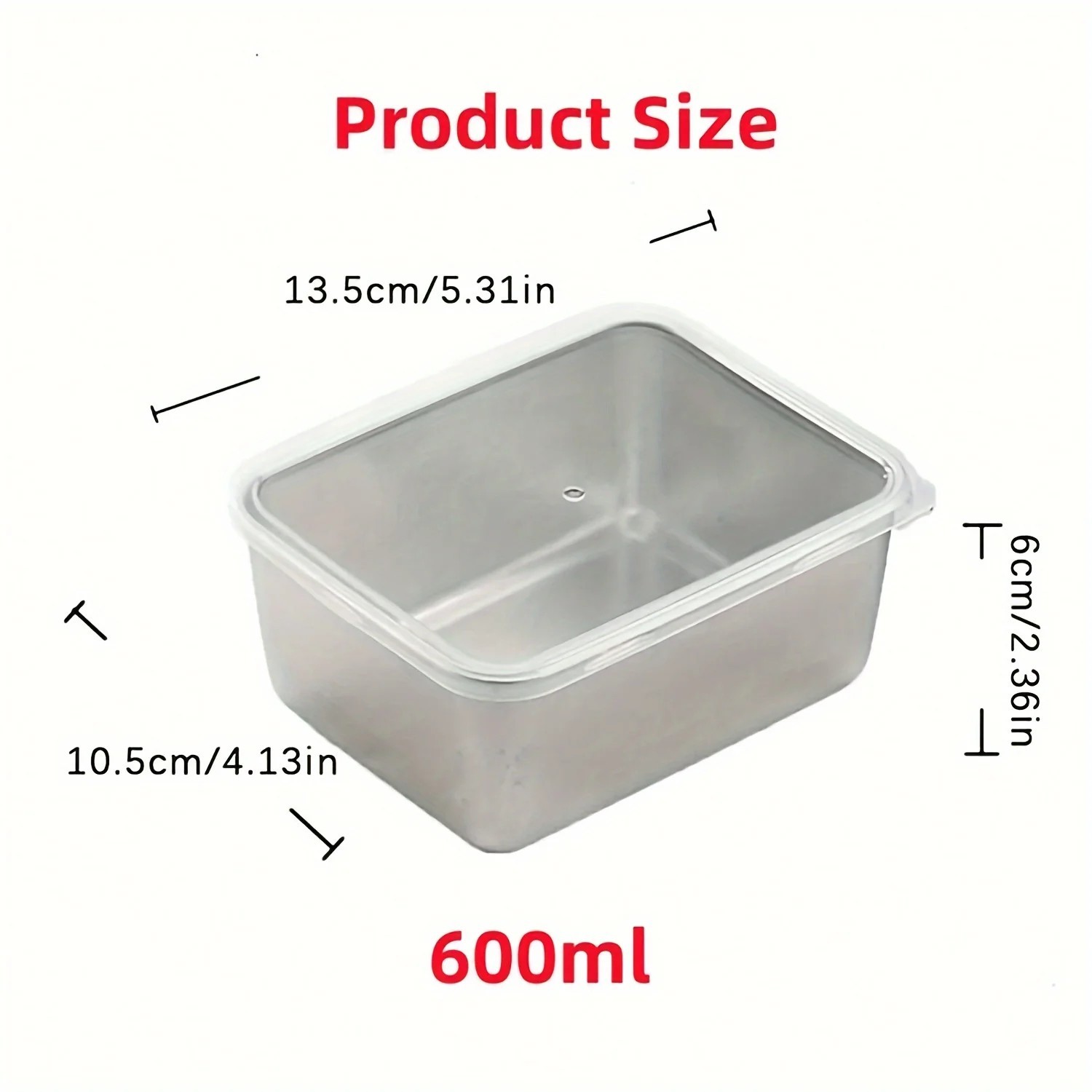 6pc Stainless Steel Food Storage Containers with Lids Leakproof Stackable Reusab gallery