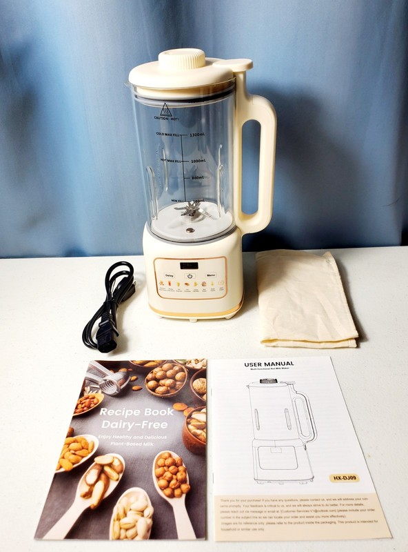 55oz 10 In 1 Nut Milk Maker Heating & Boiling Food Processor High-Speed Blender gallery