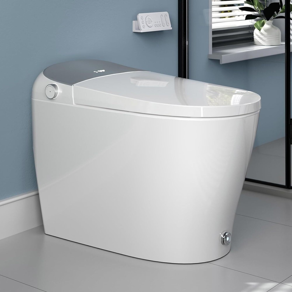 Smart Bidet Toilets with Auto Open/Close Lid,Warm Water,Dryer,Deodorizer