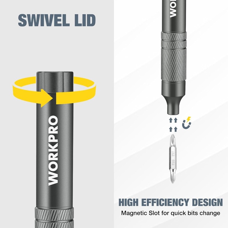 WORKPRO 24 in 1 Multi Bit Mini Screwdriver Set Magnetic Manual Pen Screwdrivers gallery
