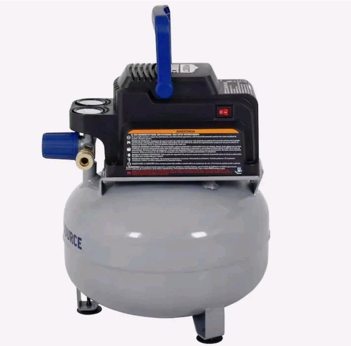Project Source 3-Gallons Portable 110 PSI Pancake Air Compressor - NEW gallery