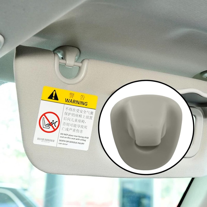 2Pcs Car Sun Visor Clip, Compatible With Jeep Liberty 2005-2012 and Dodge Nitro gallery