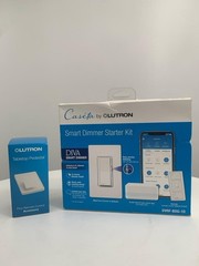 Lutron Diva Smart Dimmer Switch Kit for Caseta Lighting w/ Hub, Pico Remote &