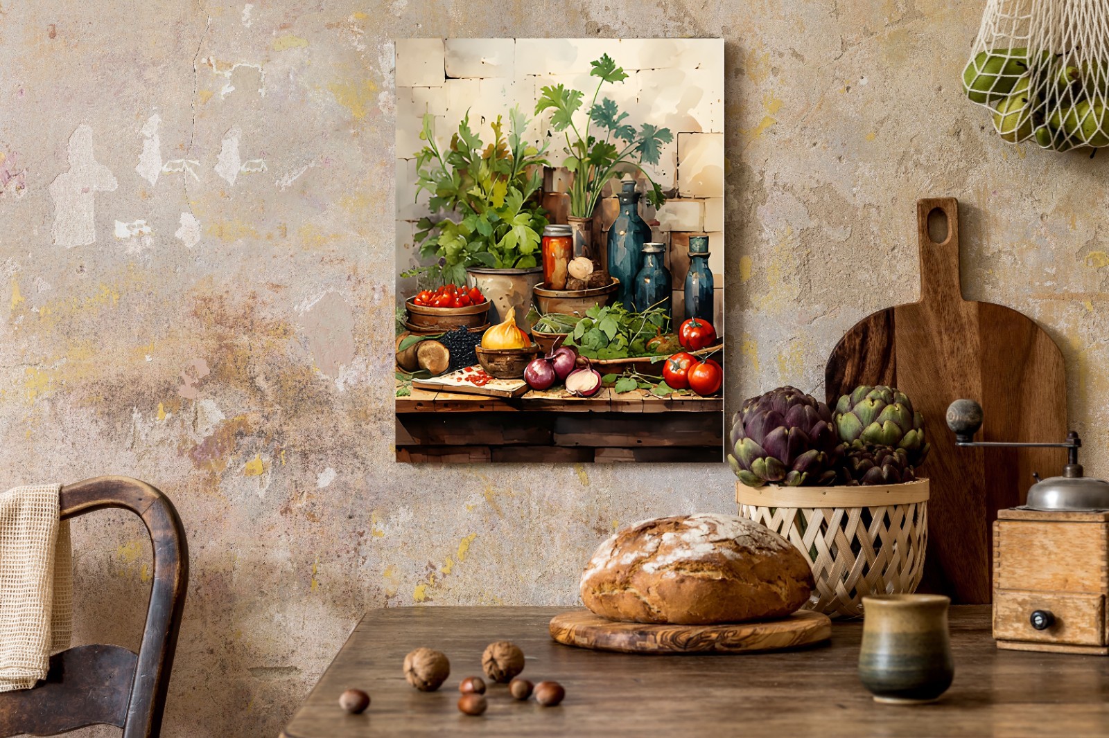 11x14 Fresh Kitchen Canvas Print Wall Art gallery