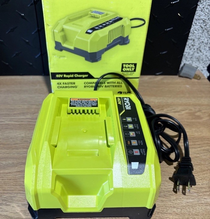Ryobi 40V Rapid Charger | OP406A | 40V Lithium-Ion Rapid Charger | Ryobi Charger gallery