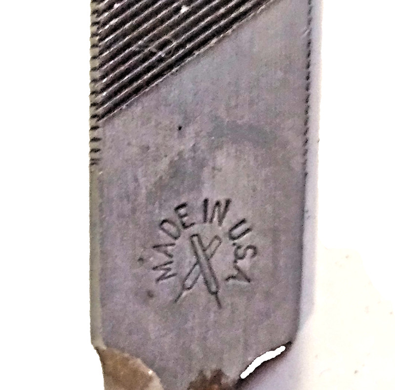 Nicholson 14729 8" Extra Slim Taper File Single Cut Triangular USA MADE VINTAGE gallery
