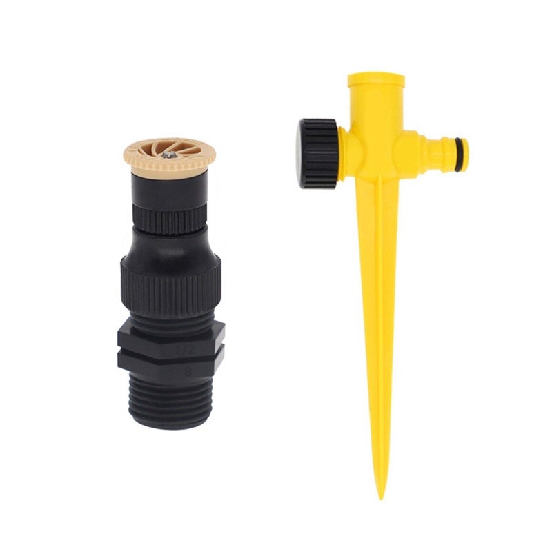 360° Rotation Auto Irrigation System Garden Lawn Sprinkler Patio Save Water USA gallery