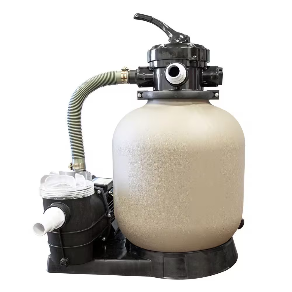 2400 GPH 14 In. 0.5 HP High-Quality Pool Sand Filter Pump Combo gallery