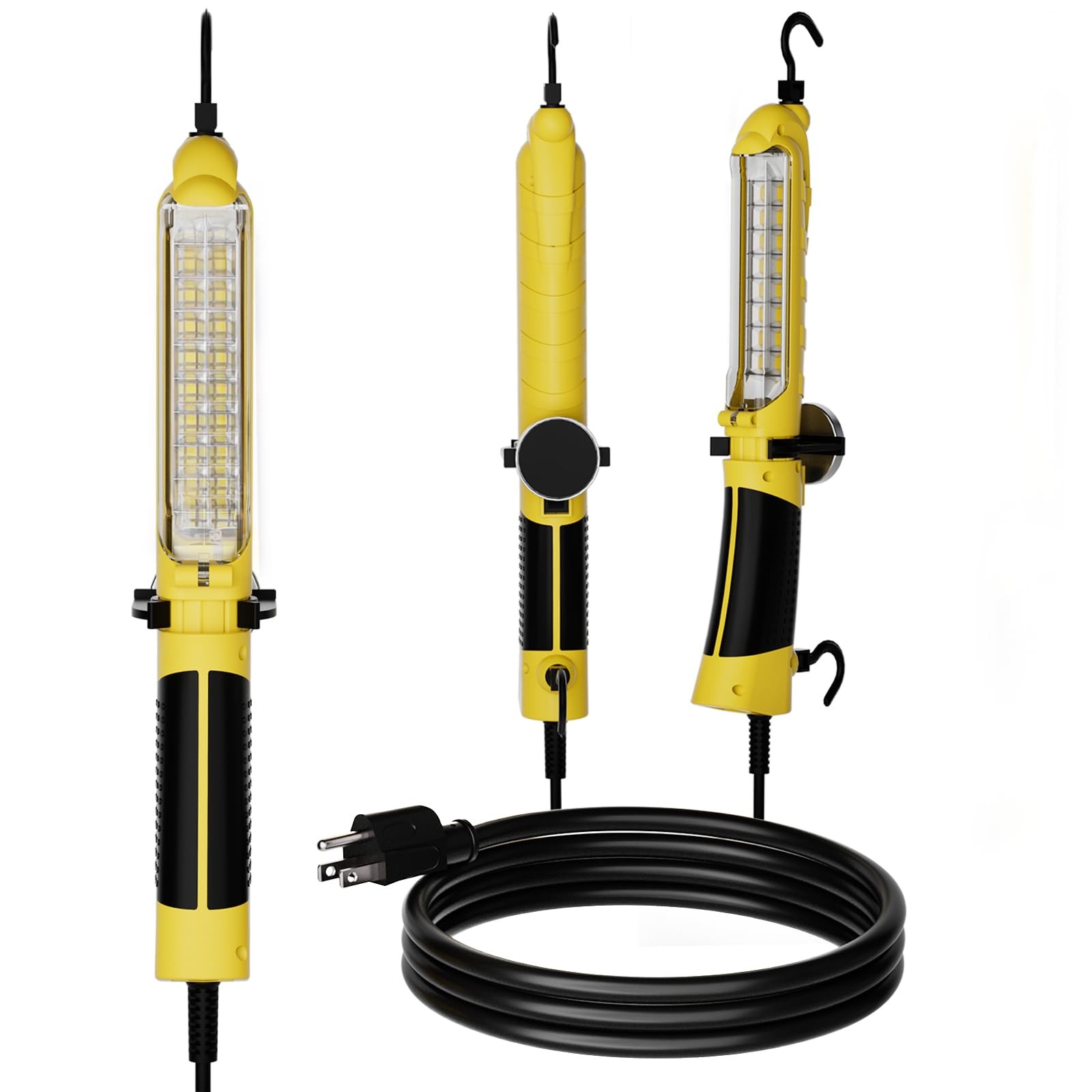 LED Trouble Light with Strong Magnet, 6FT Handheld Corded Work Lights, Double Sw gallery
