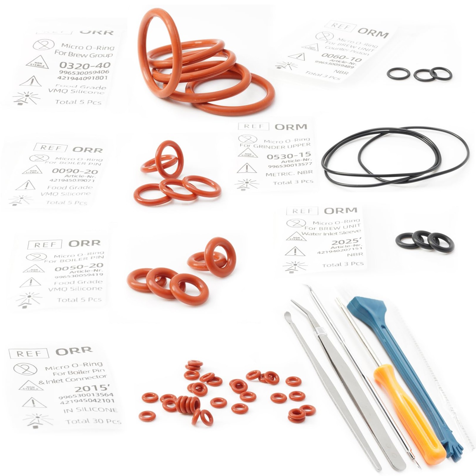 O-Rings Replacement for Philips LatteGo 2200-5400 EP4300 Pannarello Series gallery
