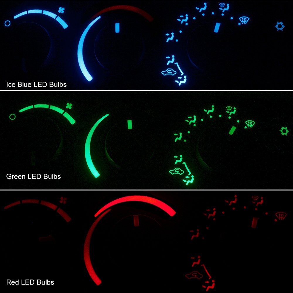 LED Bulbs Kit for AC Climate Control Compatible with 20032008 Dodge Ram gallery