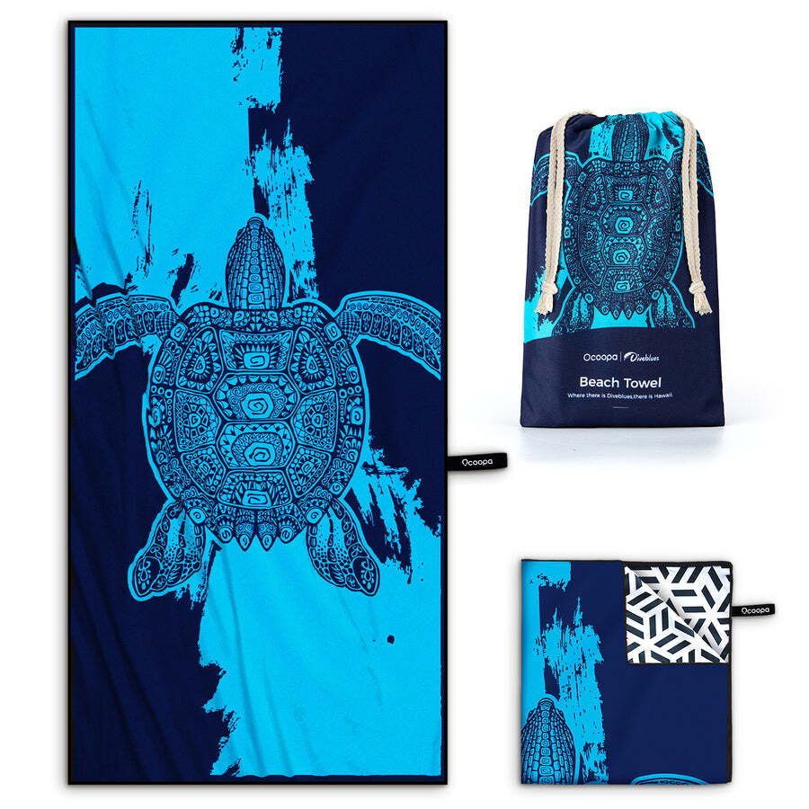 NEW! OCOOPA Microfiber Beach Towel Fast Drying Oversize Ocean Sand Free Outdoor gallery