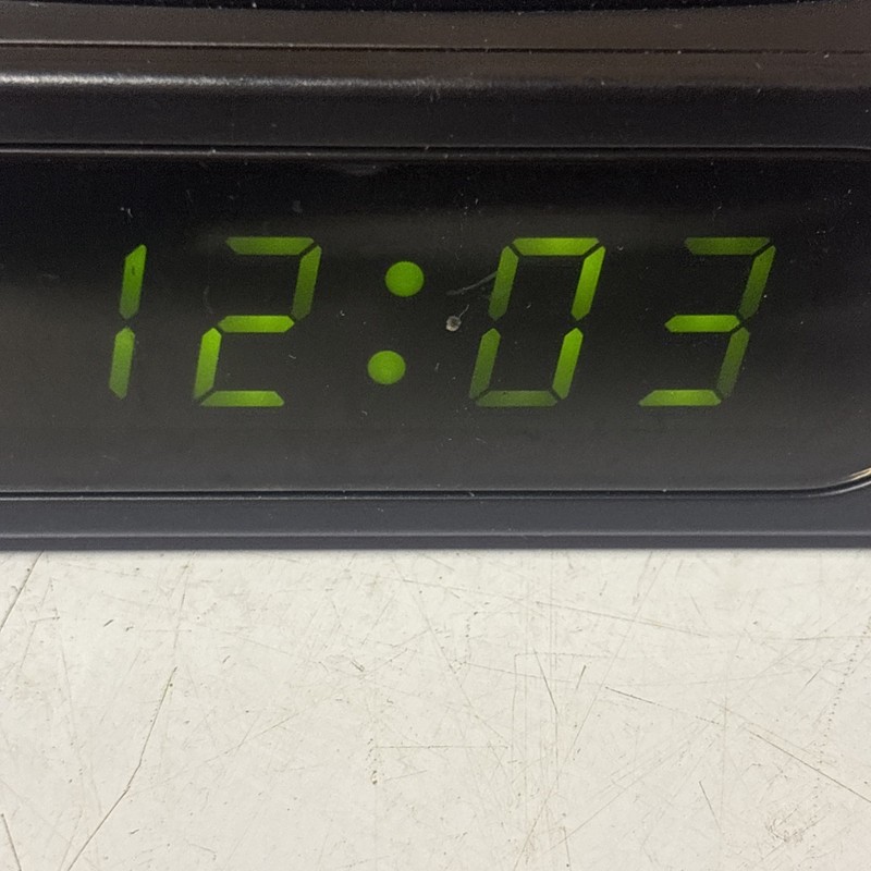 Advance Model 3143 Digital Alarm Clock Black with Green Display Battery Backup gallery