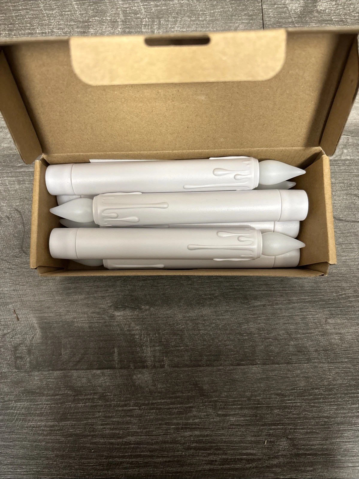 6-Pack LED Candles Flameless Taper Warm White Body Wax Dipped Battery Operated gallery