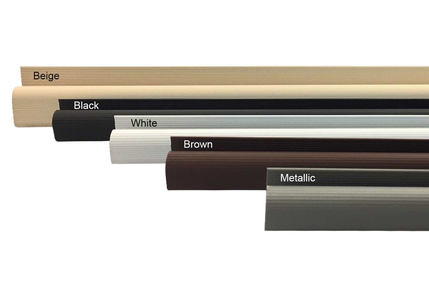 J Channel Cable Surface Raceways - 48" Length - Black, Beige, White gallery