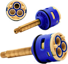 Ceramic Cartridge Valve Replacement Shower Diverter 3-Way Brass 33Mm