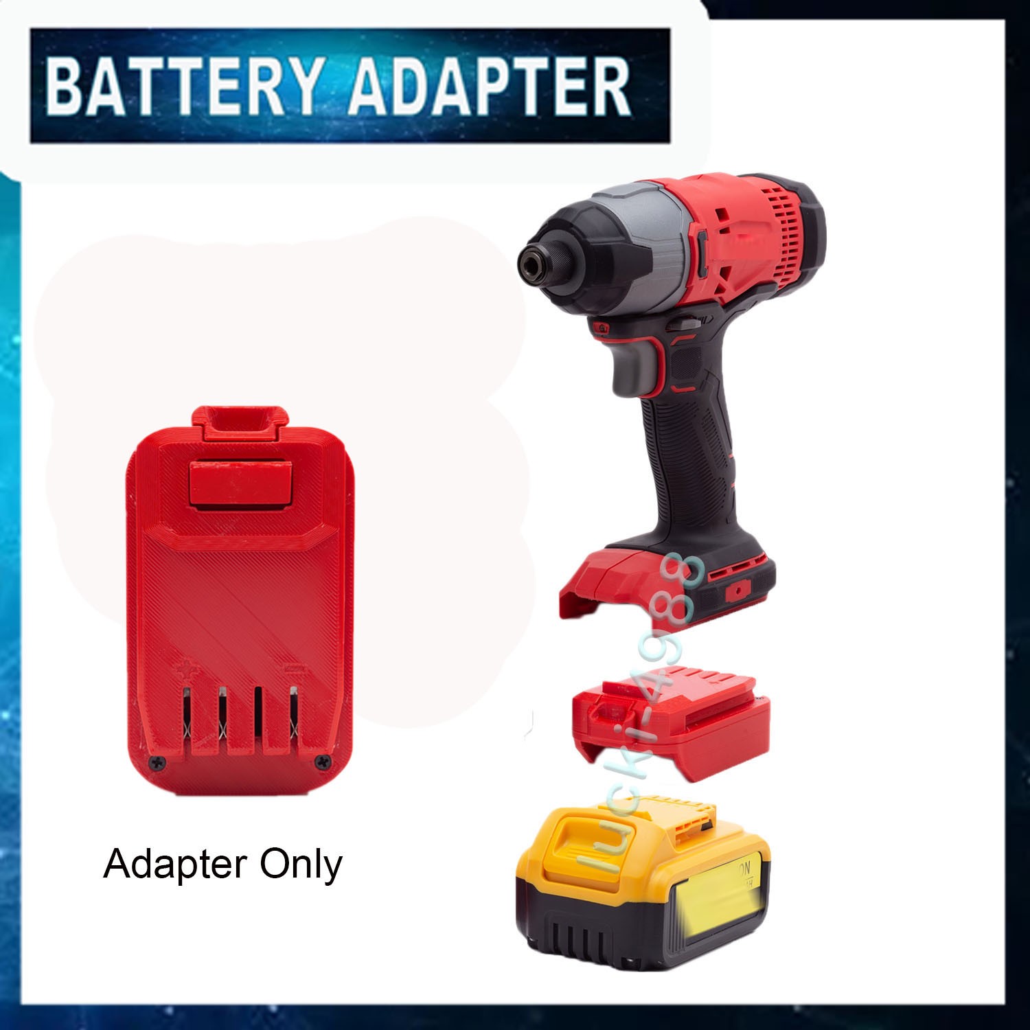 Adapter For Dewalt 20V Li-Ion Battery Convert to fits Craftsman v20 20V Tools gallery