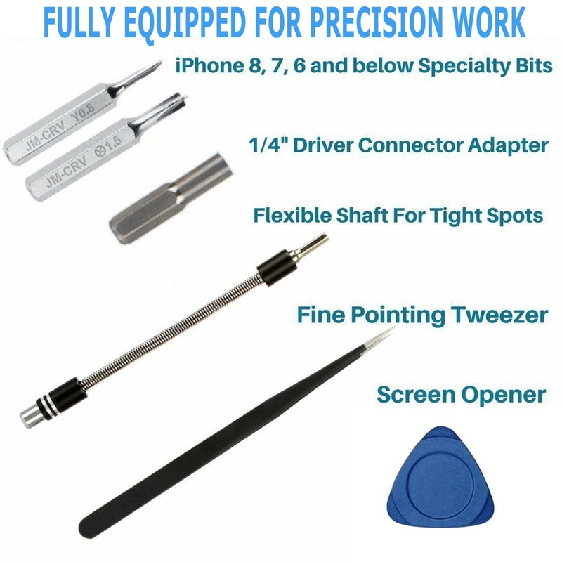 63 in 1 Precision Screwdriver Set Computer Repair Tool Kit Acssart Magnetic Bit gallery