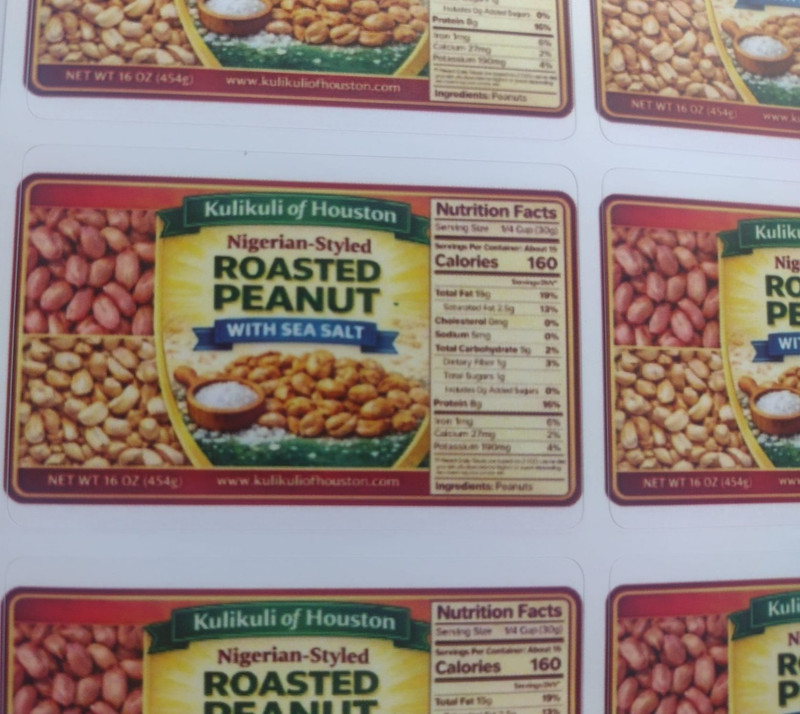 Nigerian Styled Roasted Groundnuts, Lightly Salted, Organic food | 460g, Sealed gallery