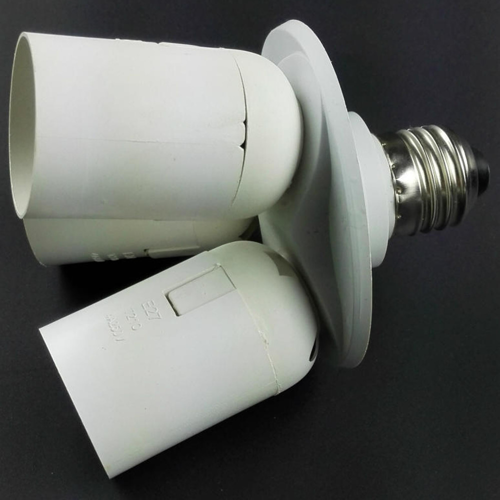 3 to 1 Light Socket E26 Splitter Lamp Base Adapter for Standard LED & CFL Bulbs gallery