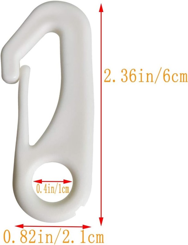 8 Pcs Flag Pole Clip Snap Hook Nylon Flagpole Accessory-Attach Flag to Flagpole gallery