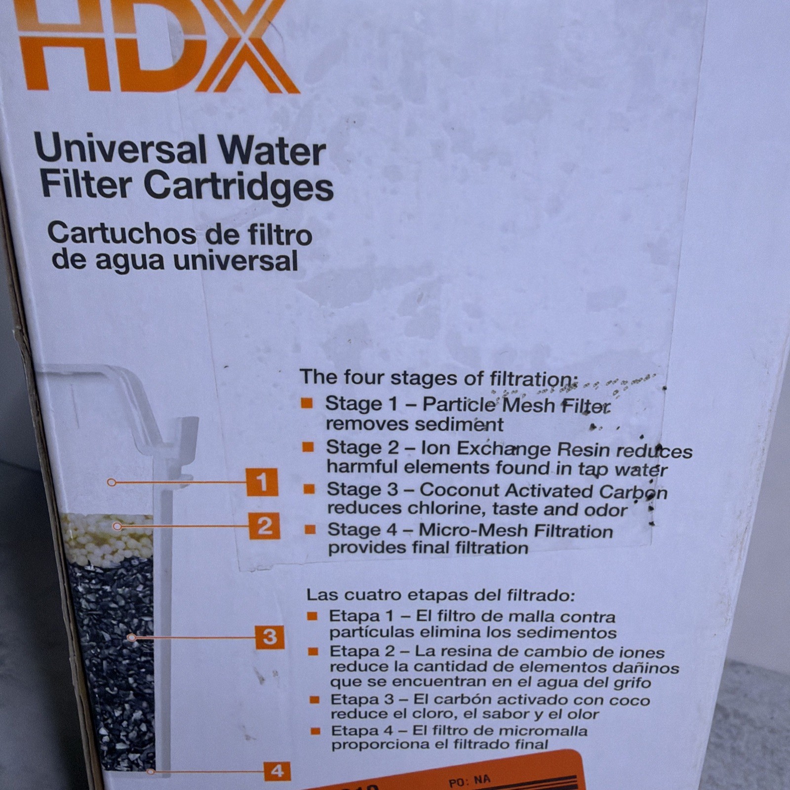 HDX Water Pitcher Replacement Water Filter Cartridges, BPA Free (8-Pack) gallery