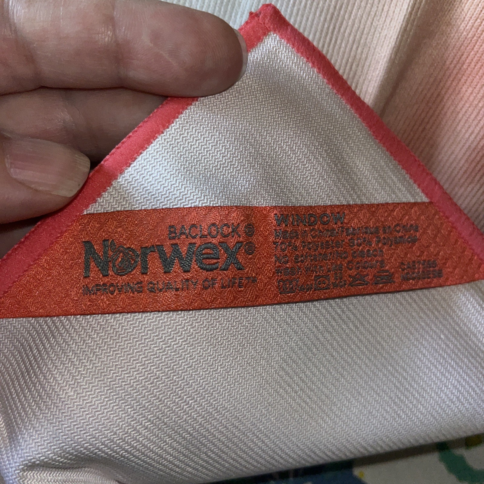 Authentic Norwex Window Cloth Sunset Glass Mirrors Clean w/ ONLY water! gallery
