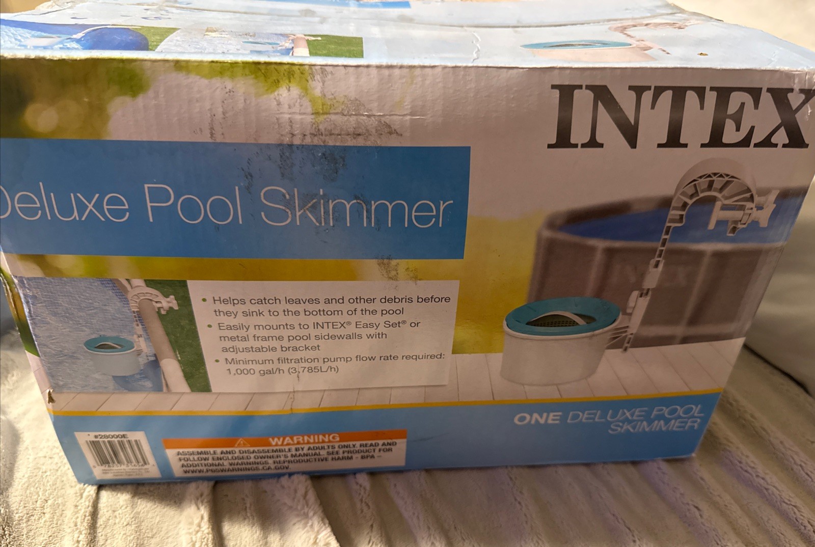 Intex 28000E Deluxe Wall Above Ground Mount Surface Skimmer for Swimming Pool gallery