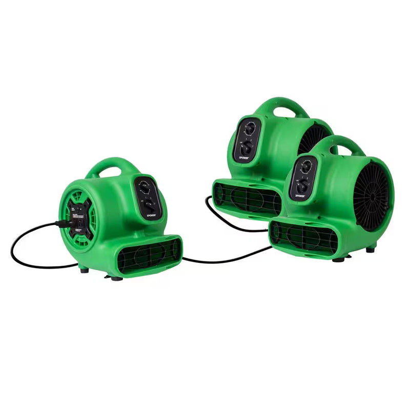 925 CFM 3-Speed Multi-Purpose Mini Mighty Air Mover Utility Blower Fan with Powe gallery