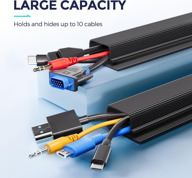 2 Pack Safe & Tidy Cable Management Solution - Protect Kids & Pets with Home & O gallery