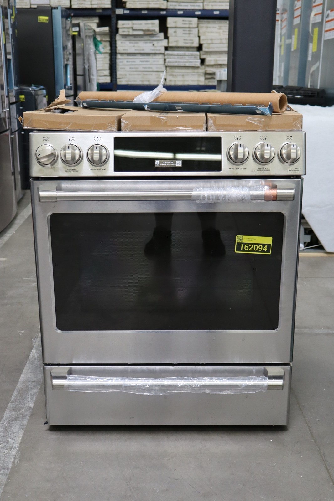 GE Cafe C2S900P2MS1 30" Stainless Slide-In Dual-Fuel Range NOB #162094 gallery