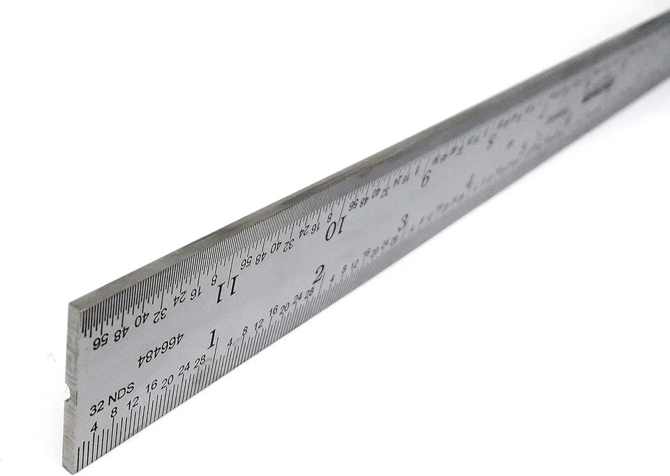 466477 24 Inch Combination Square Blade Ruler 4R Markings 1/8, 1/16, 1/32, 1/64 gallery