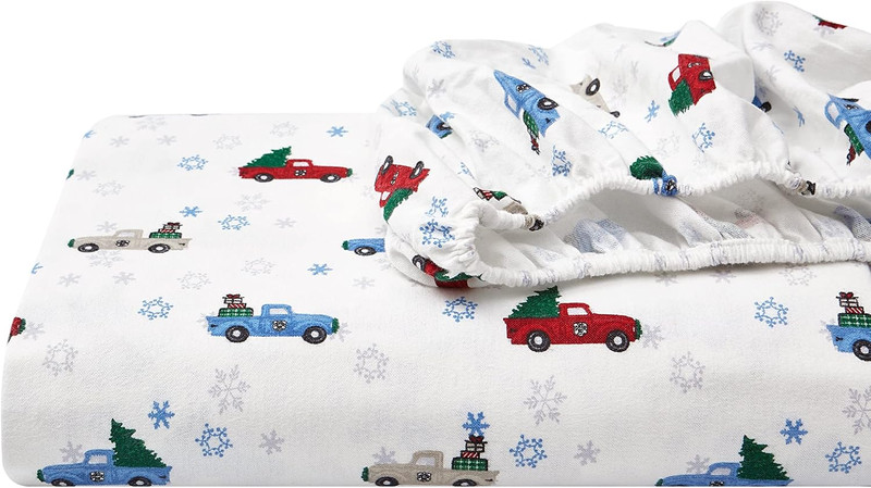 - Queen Sheets, Cotton Flannel Bedding Set, Brushed for Extra Softness, Cozy Hom gallery