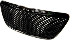 Front Grille Compatible with Chrysler 300C/300 2011-2014 Gloss Black Mesh Gri…