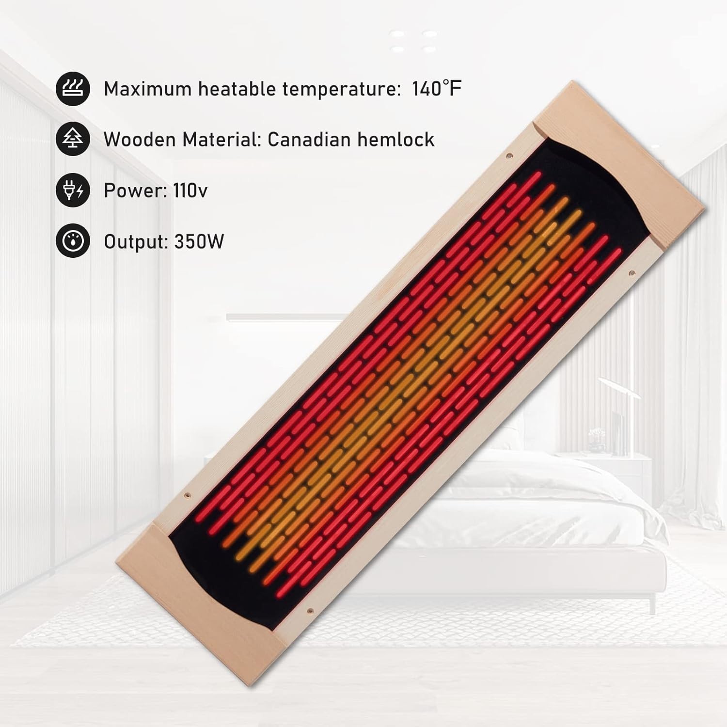 Infrared Sauna Heater Red Light Heater Tube Sauna Accessories for Wooden Sauna gallery