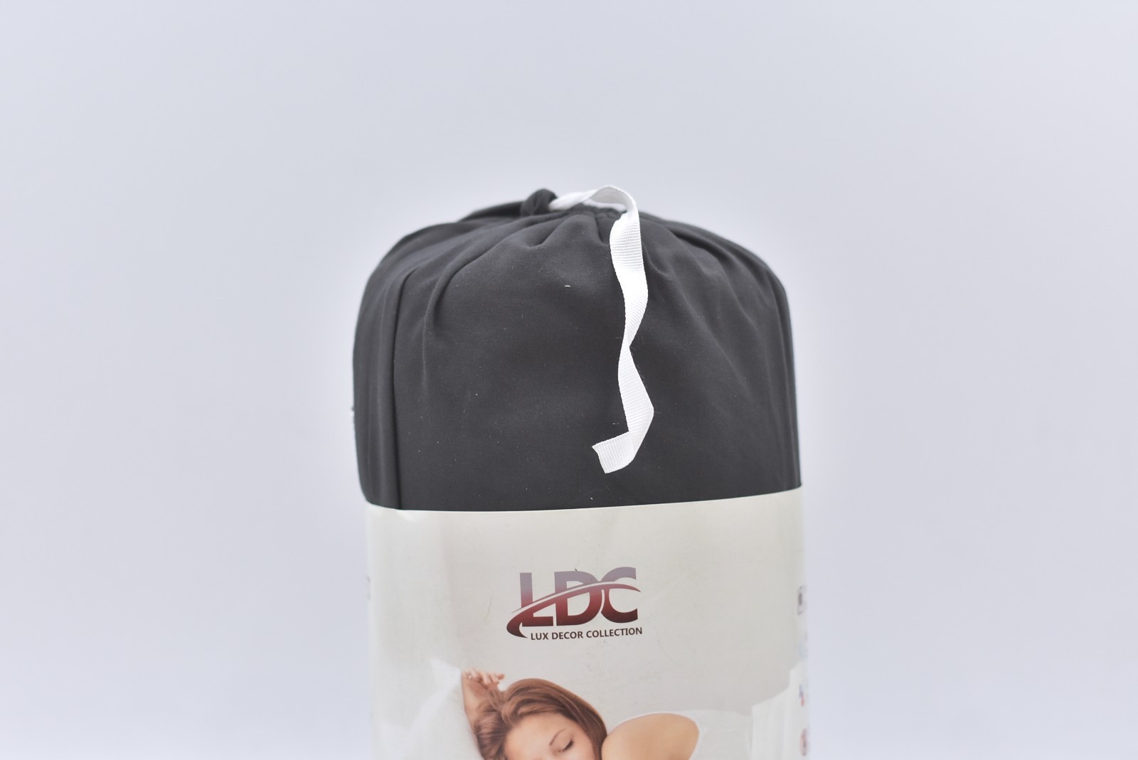 LDC Lux Decor Collection 4pc Queen Black Solid Sheet Set gallery